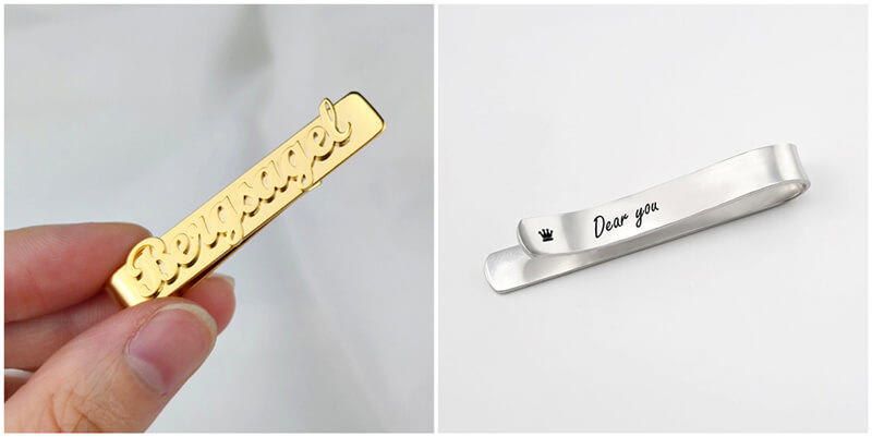 wholesale personalized stainless steel tie clip suppliers, custom logo tie clip manufacturers 